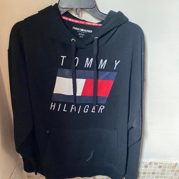 Tommy Hilfiger black hoodie (New-sz S) - Picture 1 of 5